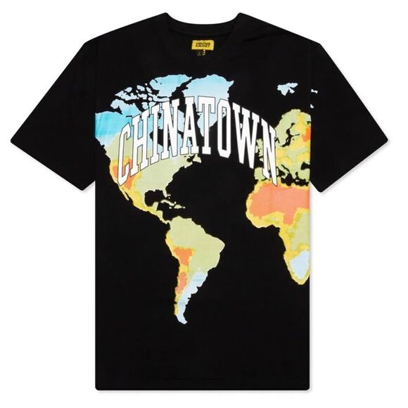 Chinatown Market GLOBAL CITIZEN HALFTONE TEE Black Large NWT - Picture 1 of 8